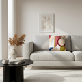 Cuscino decorativo in ambiente living moderno