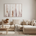 Quadro astratto Gallery in soggiorno moderno elegante