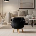 Pouf Pacora Nera - ambientato in casa