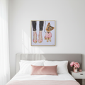 Quadro Yorkshire Gallery in camera da letto moderna chic
