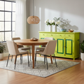 Credenza Greenfield in ambiente dining moderno con decorazioni