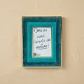 Cornice Eibsee Small turchese su sfondo neutro beige sabbia