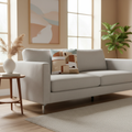 Cuscino decorativo in ambiente living moderno