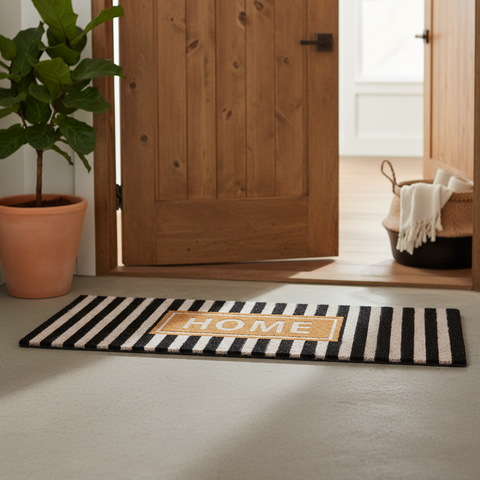 Zerbino Coco Door Mat Home e Righe all'ingresso