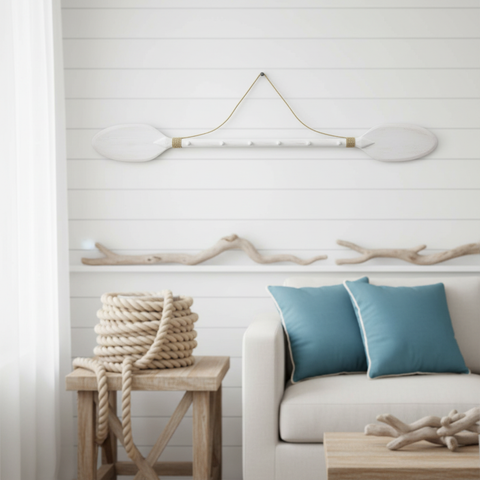 Remo decorativo doppio appeso a parete marina