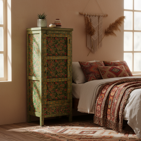 Cabinet Frida in ambiente bohemien eclettico