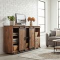 Credenza legno riciclato industrial-rustico in living