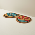 Zerbino Coco Door Mat Occhiali su sfondo neutro