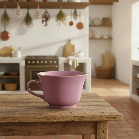 Tazza lilla cucina mediterranea
