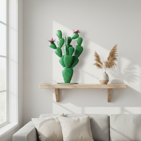 Cactus Decor in ferro come elemento decorativo moderno