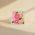 Cuscino Embroidery Bouquet di Rose sfondo beige