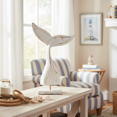 Decorazione Fish in ambiente coastal home