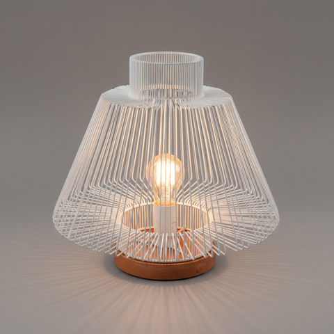 Lampada sfondo grigio