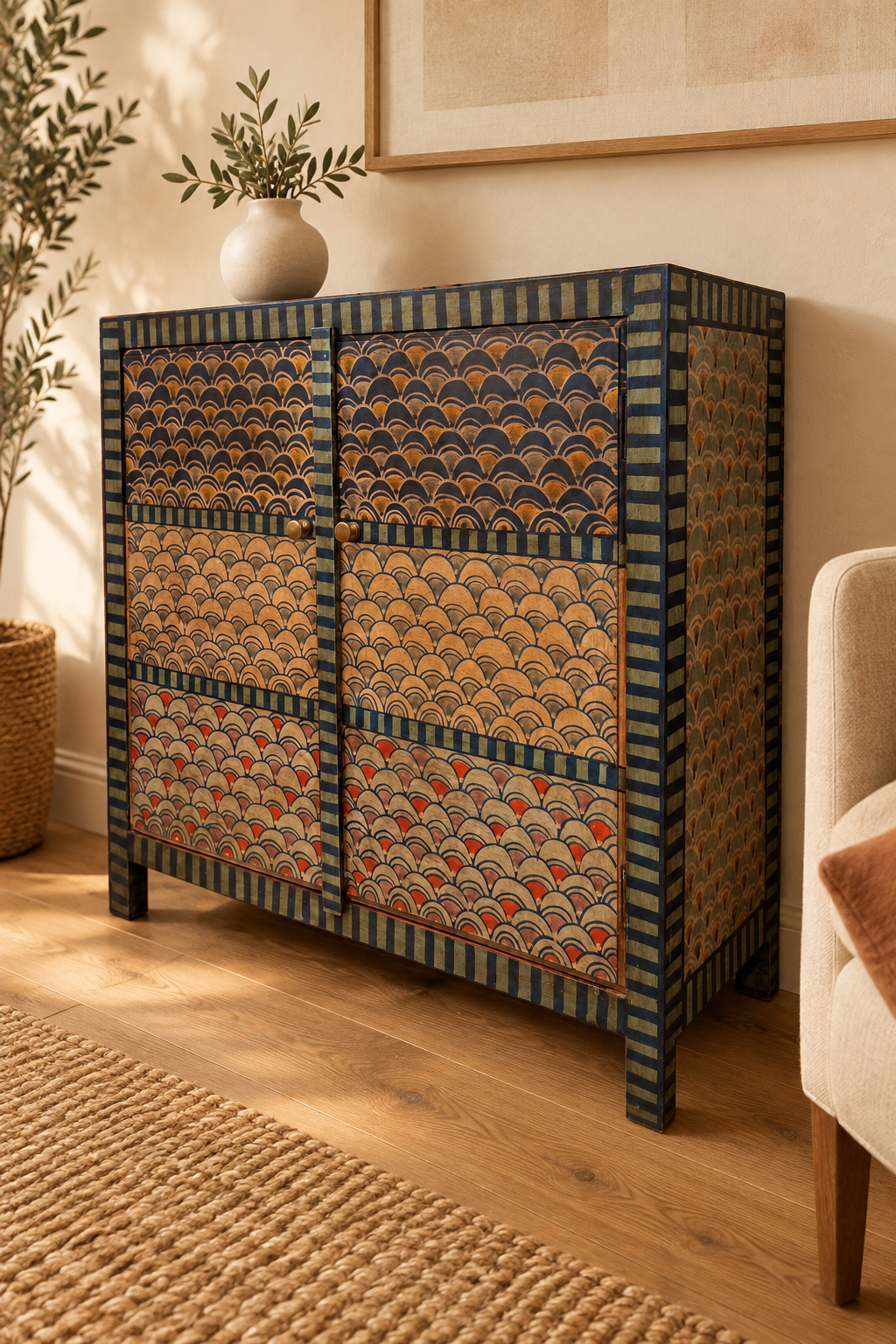 Credenza Lisbona ambientata in soggiorno