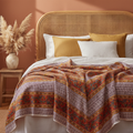 Mezzero paisley terracotta - ambientata