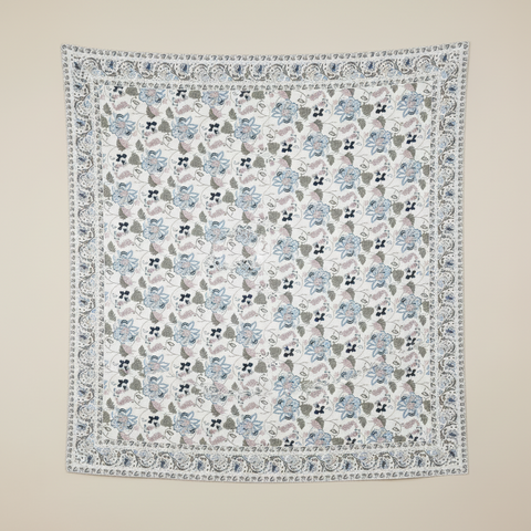 PAROS - MEZZERO 170X260 BIANCO, MARRONE, AZZURRO