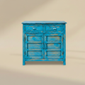 Mobile Azzurro – sfondo console beige