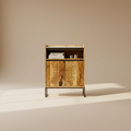 Mobile su sfondo beige con ombra