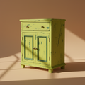 Mobile verde lime sfondo beige