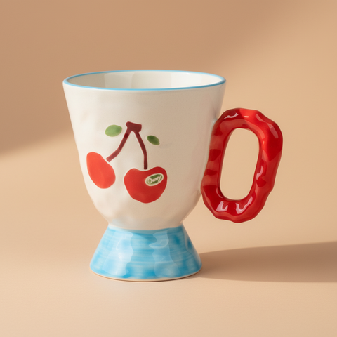 Mug Arcimboldo ciliegie stile elegante