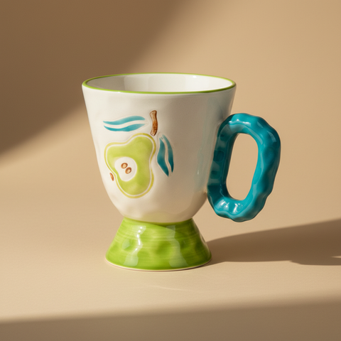 Mug Arcimboldo pera con ombre