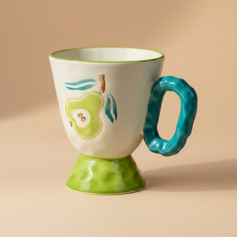 ARCIMBOLDO - MUG DIPINTO A MANO PERA