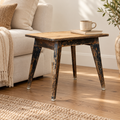TAVOLINO PICCOLO TEAK ORIGINALE – ambientazione con proporzioni reali