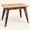 TAVOLINO TEAK ORIGINALE – sfondo avorio caldo