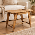 TAVOLINO TEAK – ambientazione con proporzioni reali