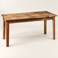 TAVOLO TEAK DI RECUPERO – sfondo avorio caldo