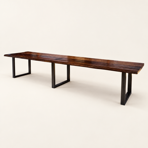 FARLEY - TAVOLO PRANZO LUNGHEZZA 4 MT – sfondo avorio caldo