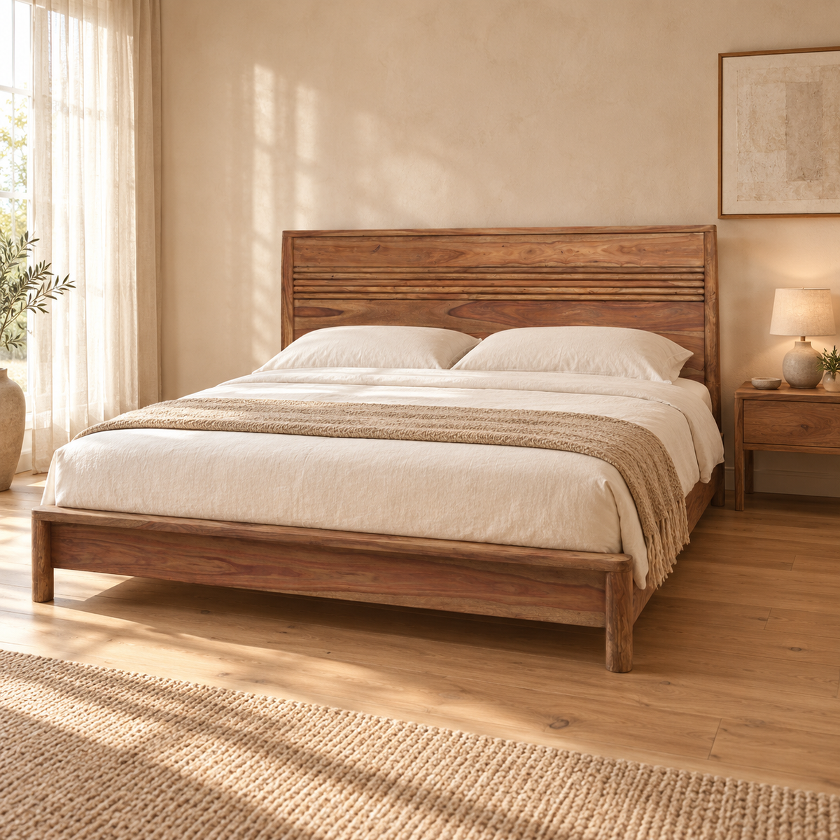 BARCELLONA - LETTO MATRIMONIALE – ambientazione con proporzioni reali