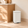 Daily Trash - Pattumiera Bianco Opaco Squadrata 20L - ambientazione