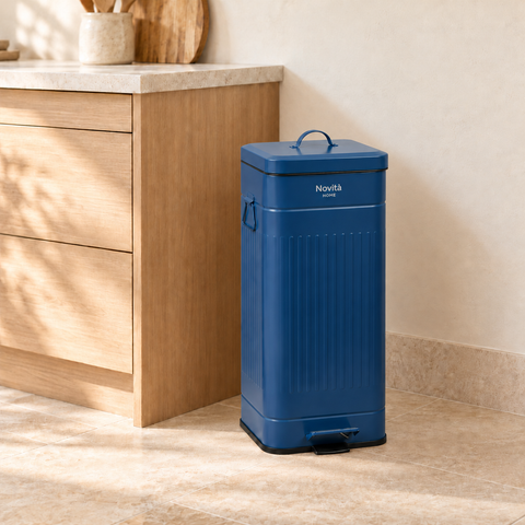 Daily Trash HT-41/BF Blue Fusion 30 litri - ambientazione con proporzioni corrette