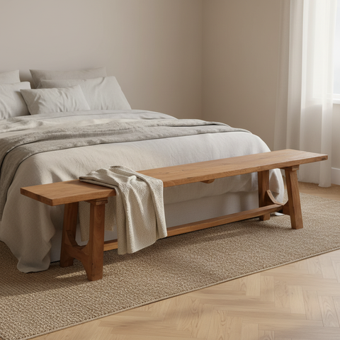 Panchetta lunga teak ambientata