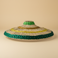 Paralume verde sfondo beige