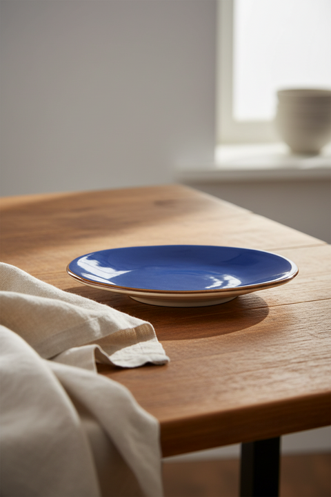 Mediterraneo - Piattino Piccolo 14 Cm Rotondo Blu