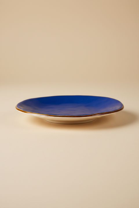 Mediterraneo - Piattino Piccolo 14 Cm Rotondo Blu