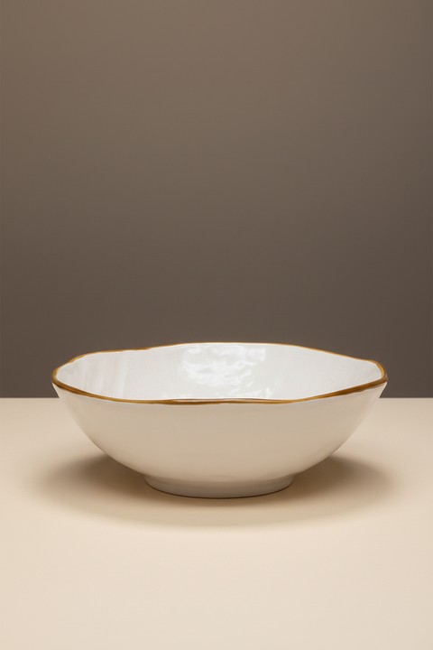 Mediterraneo - insalatiera grande - colore bianco