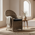 Poltrona rattan kubu ambientata