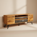 Porta TV Light - Muro Beige con Ombre
