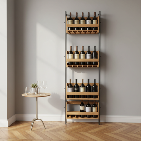 Portabottiglie verticale ambientato