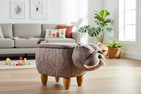 Pouffotto In Pelliccia Sintetica - Sharpei