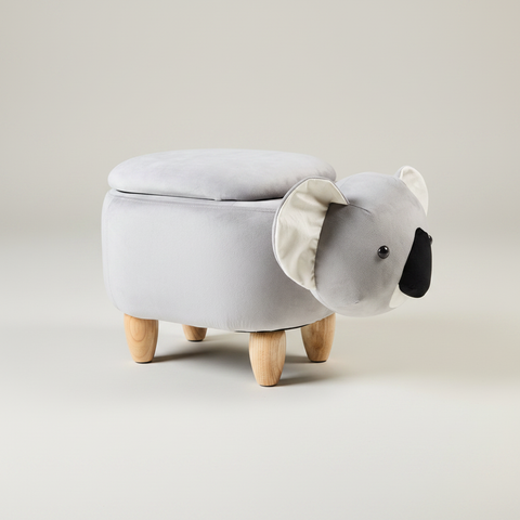 Pouf Koala - sfondo grigio con ombra