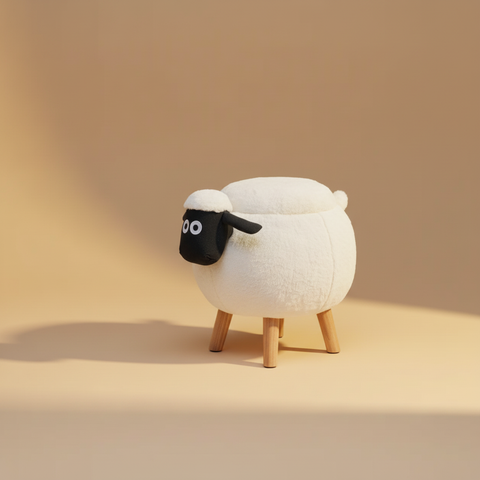 Pouf Pecora - Foto Sfondo Neutro