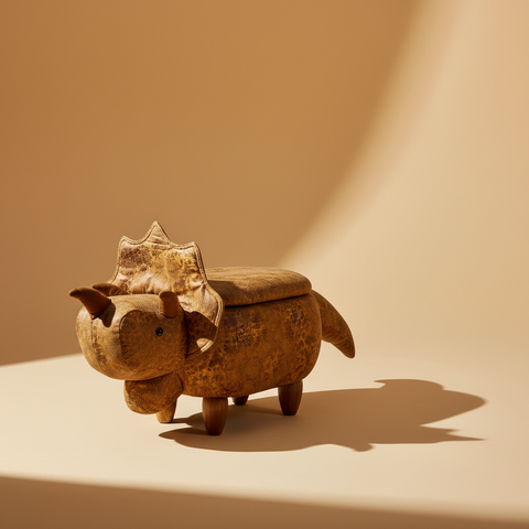 Pouf triceratopo - luci e ombre corrette