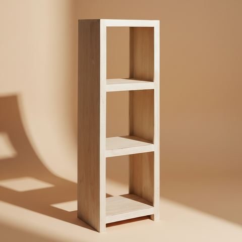 Scaffale sfondo neutro