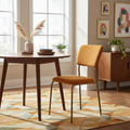 Sedia arancione ambientata lifestyle