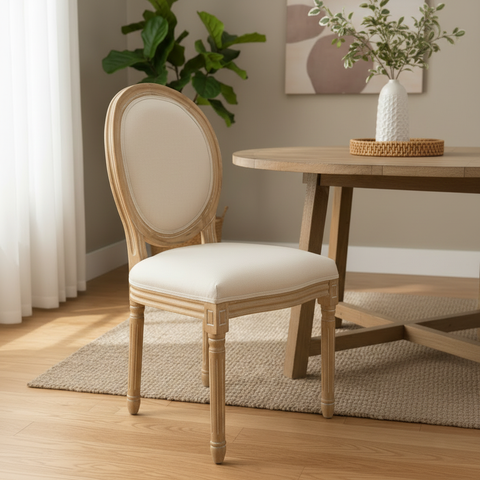 Sedia classica stile Luigi XVI - formato quadrato