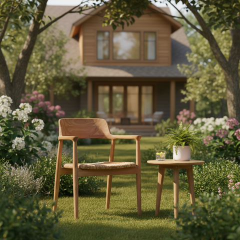 Sedia in giardino